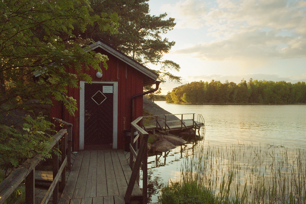 A small sauna (bastu) on an island in the Swedish archipelago