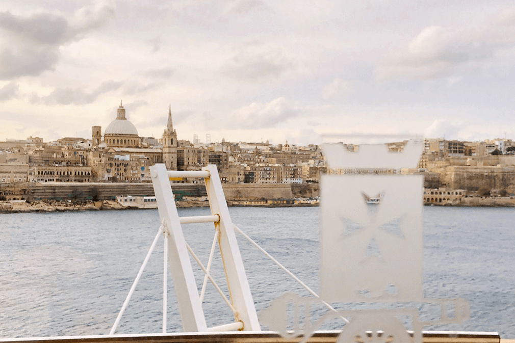 A view of Valletta's seafront