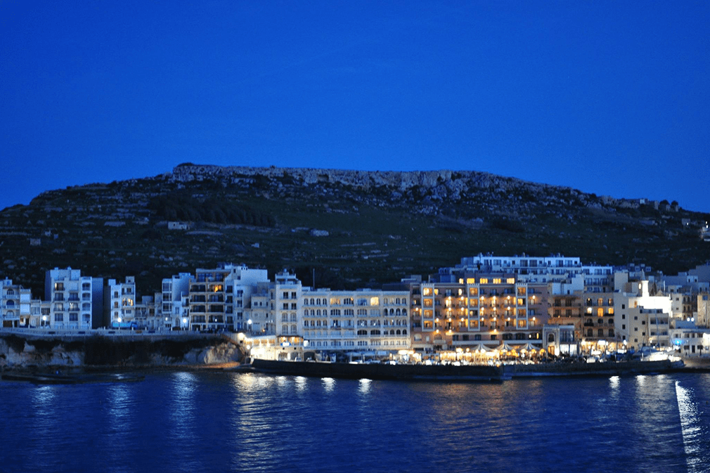 The bay of Marsalforn in Gozo, Malta